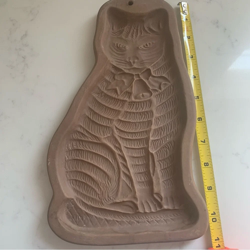Vintage 1981 Hartstone Cat Cookie Stone mold